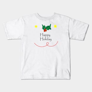 Happy Holiday Kids T-Shirt